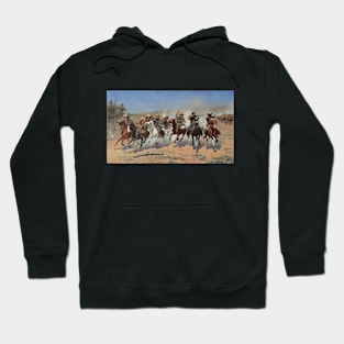 A Dash for Timber by Frederic Remington Hoodie